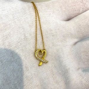 Tiffany & Company Diamond 18k Heart necklace